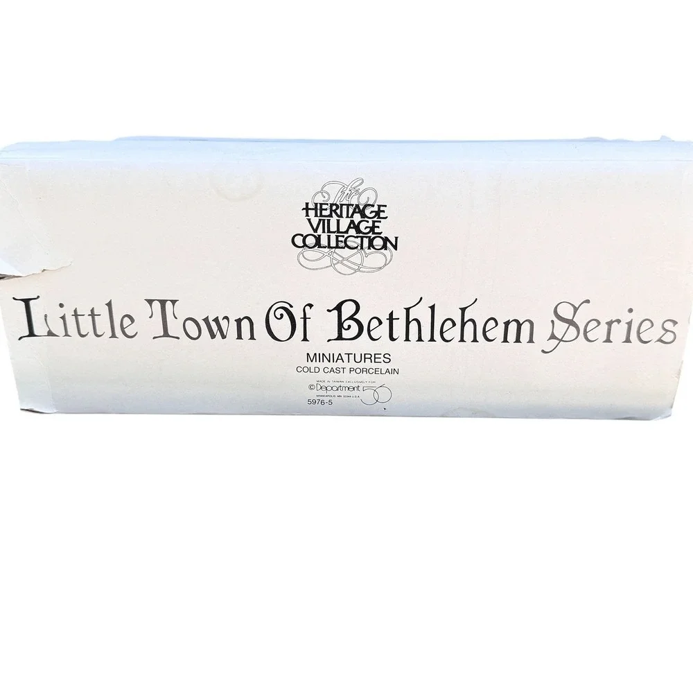 Department 56 Little Town of Bethlehem Series Miniature 5976-5 Christmas Village